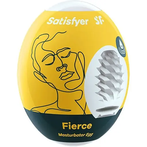 Самозмащувальний мастурбатор-яйце Satisfyer Masturbator Egg Fierce