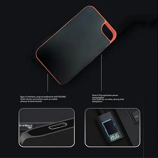 Зовнішній жорсткий диск 2T 2,5-дюймовий ультратонкий портативний USB-накопичувач для настільного комп'ютера, ноутбука, MacBook - фото 2