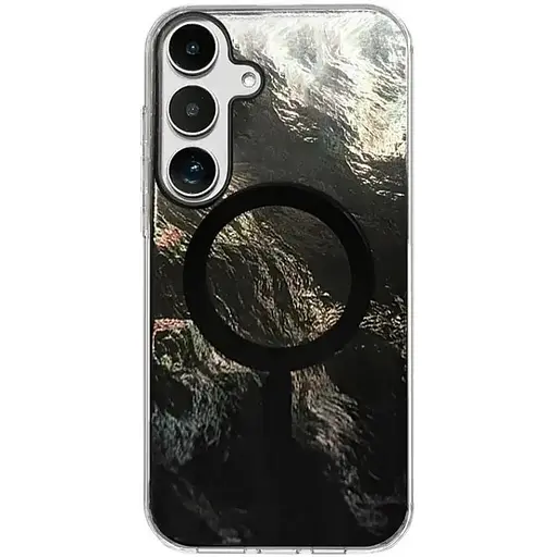 Чехол TPU Epik Shiny Mountain (MagFit) для Samsung Galaxy S23 FE Black - фото 1