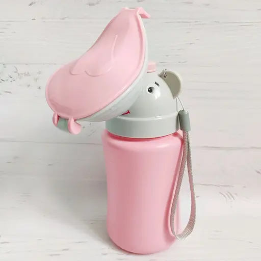 Пісуар портативний дорожній для дівчаток LVR 030 вуличний складний горщик Pink (19000) - фото 2