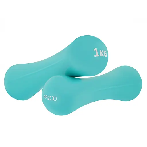 Гантели виниловые 4FIZJO 2 x 1 кг 4FJ0190 (P-5907739312006) - фото 1