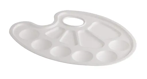 Палитра для рисования белая, ZB.6920-12