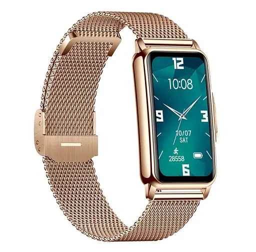 Часы Smart Mioband Nano+ Gold, 2 ремешка - фото 7