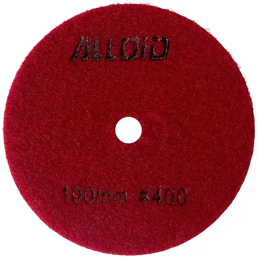 Круг алмазний Alloid Building Tools Hexagon шліфувальний на липучці 100 мм зерно 400 (DD-63390) - фото 1
