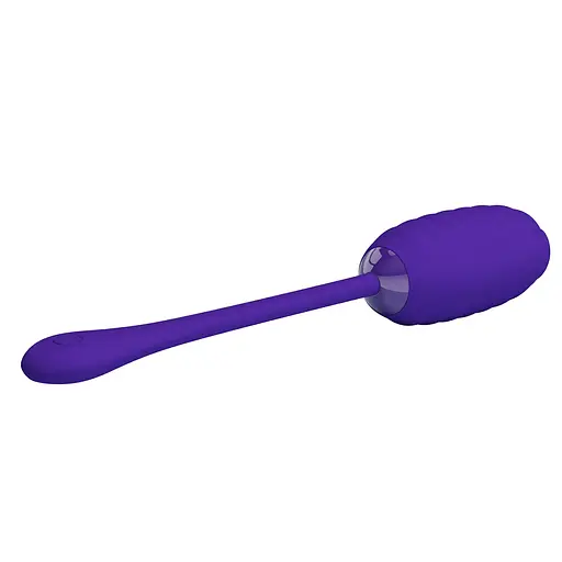 Віброяйце Pretty Love Kirk Super Soft Silicone 19.7 см (синій) - фото 3