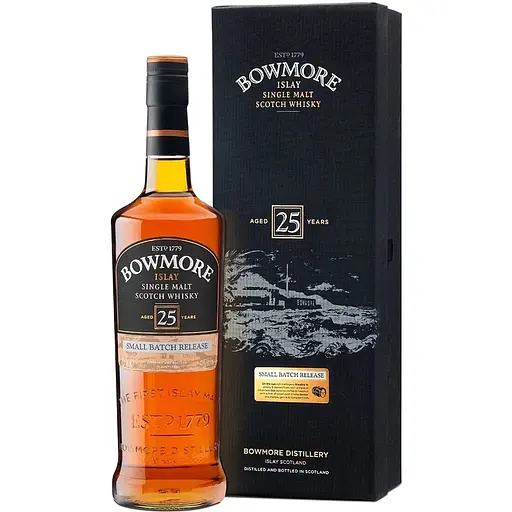 Віскі односолодовий Bowmore 25 років 0.7 л 43% в подарунковій упаковці