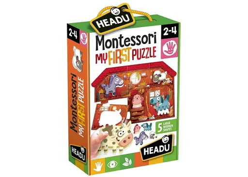 Настільна гра Headu Мій перший пазл Монтессорі. Ферма (First Puzzle Montessori. The Farm) (IT20140)