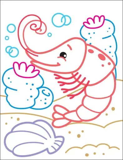 Кольорові зафарбовки: Восьминіжок - фото 5