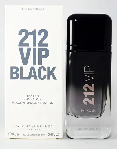 Оригинал Carolina Herrera 212 VIP Black 100 мл ТЕСТЕР парфюмированная вода - фото 1