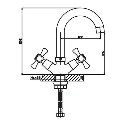 Змішувач для умивальника Haiba SMES 274 HB0377 - фото 2