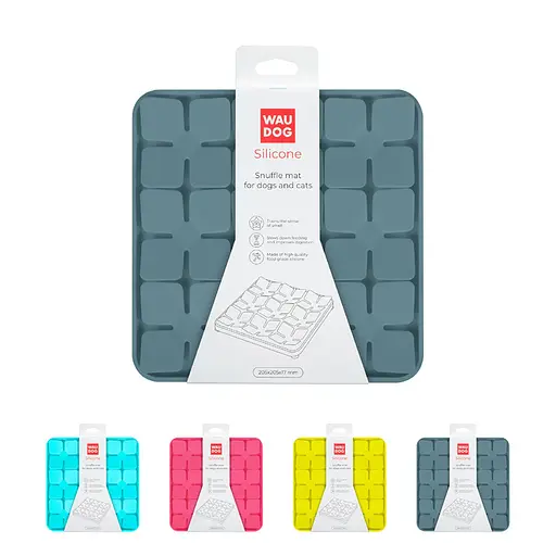 Килимок для пошуку корму Waudog Silicone 205х205х17 мм сірий - фото 2