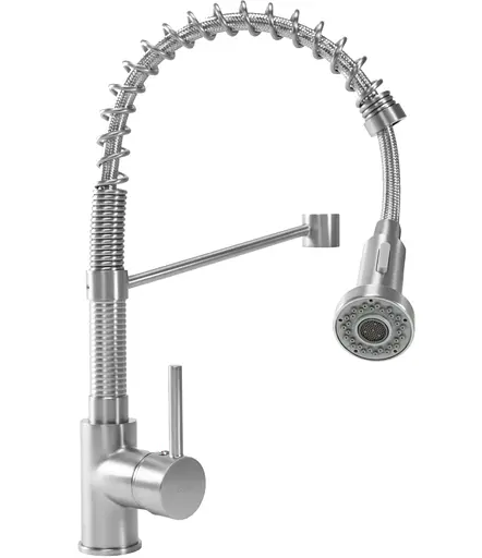 Змішувач для кухні Rea Spring nikiel brushed REA-B4806 Никель - фото 4