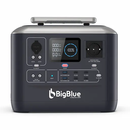 Портативна зарядна станція BigBlue CP1000 1000W 1075.2Wh (42-00104) - фото 2