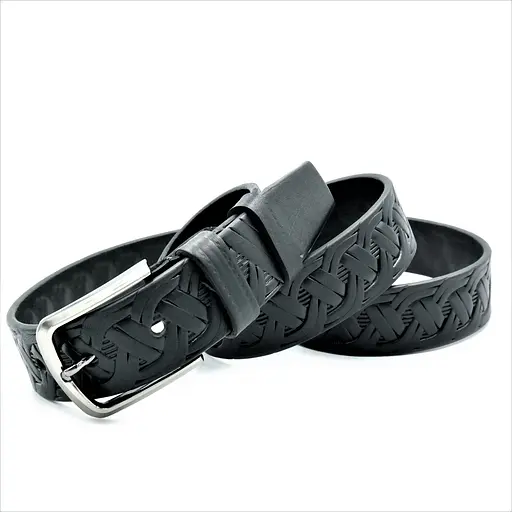 Ремінь шкіряний Le-Mon чоловічий 115-120х3,3 см acs0023749 - фото 3