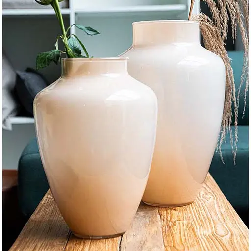 Ваза Lefard Olaf Beige стеклянная 30х21 см (804-162) - фото 2