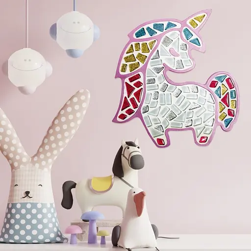 Детский набор для творчества хрустальная мозаика "Единорог" МА7004 - фото 3