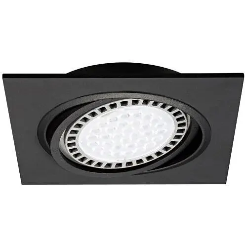 Точковий світильник Zuma Line Boxy GU10 1x15W IP20 чорний - фото 1