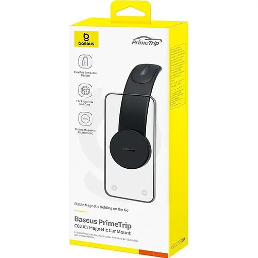 Автотримач Baseus PrimeTrip C02 Air Magnetic Black (C40182801113-01) [149874] - фото 7