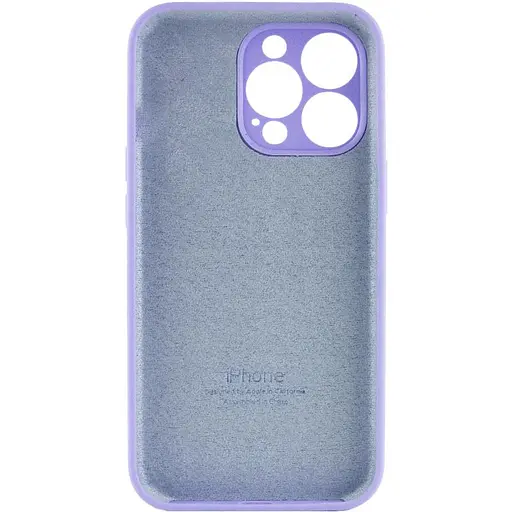 Чехол Epik Silicone Case Full Camera Protective AA для Apple iPhone 15 Pro Max 6.7 Сиреневый/Dasheen - фото 2