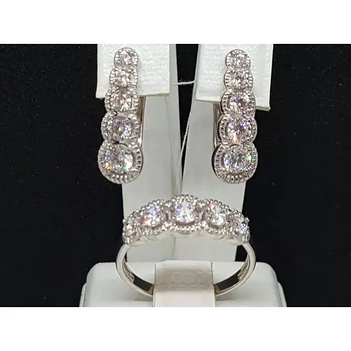 Срібне кільце Лазурит з фіанітами. 15100р 18,5 - фото 6