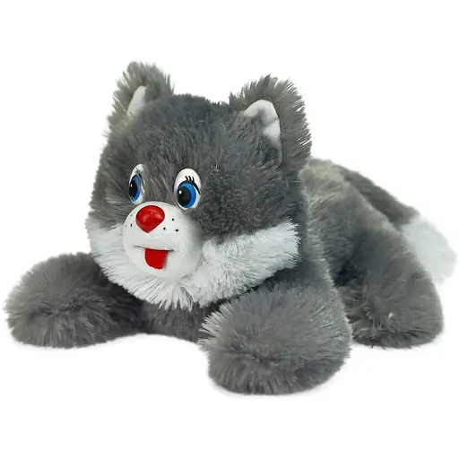 М'яка іграшка Котик Няв Веселкове дитинство 180101 Сірий - фото 1