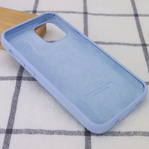 Чохол Silicone Case Full Protective (AA) для Apple iPhone 16 Pro (6.3) Блакитний / Lilac Blue - фото 3