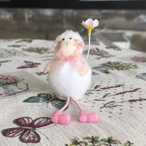 Великодній баранчик "Ніжний акцент" білий MIS LT - фото 2