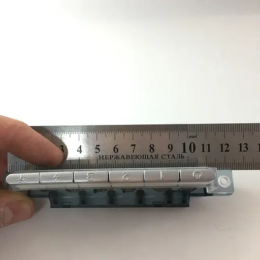 Блок управления 6-ти клавишный с прямоугольными кнопками для кухонной вытяжки - фото 6