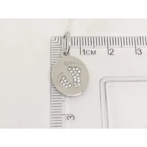 Золота підвіска Столична Ювелірна Фабрика з фіанітами. 423591Б - фото 4