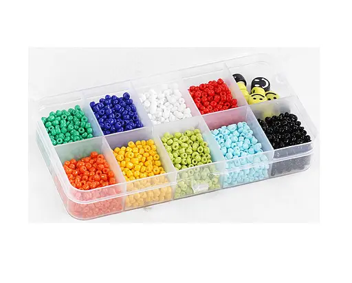 Набор бисера 1194-4, Бусины, леска, фурнитура, в юоксе (6982532400241) - фото 1