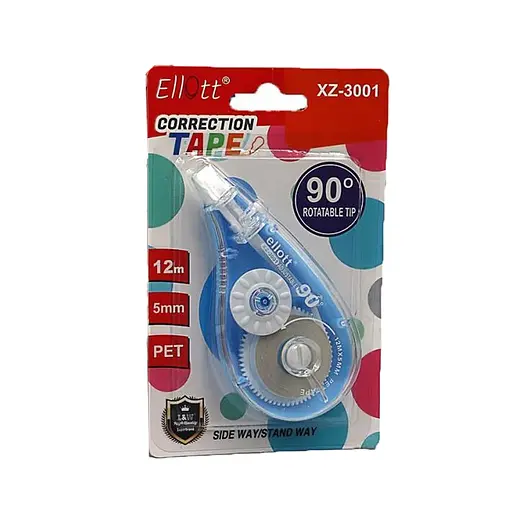 Коректор-стрічка, Ellott, 3001-XZ, 12 м х 5 мм
