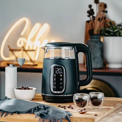 Электрочайник Adler AD 1305 black silver 1850-2200 Вт 1.7 л - фото 7