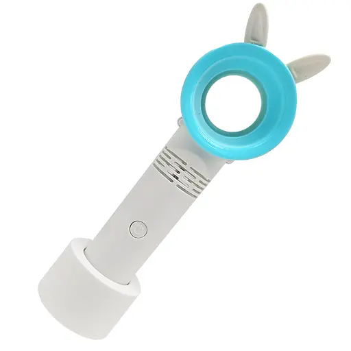 Вентилятор ручной портативный 301AB, с подставкой Белый