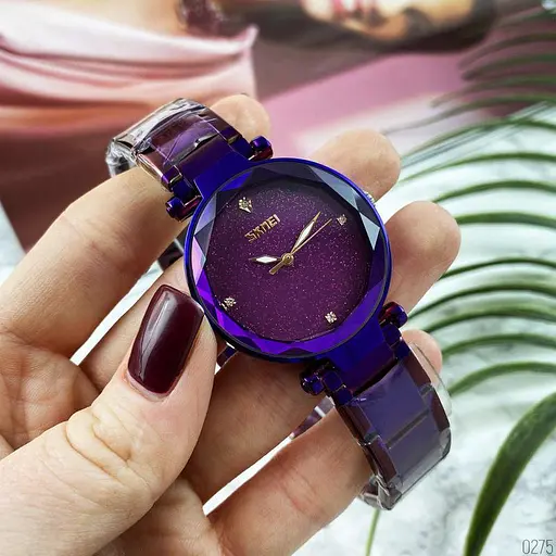 Женские классические часы Skmei 9180 Miss (Фиолетовый) - фото 4