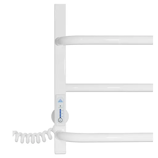 Електрична рушникосушарка Laris Зебра Комфорт ЧФ6 500x600 Е ліва R3 77700092, Білий, Ліве, Електронний - фото 5