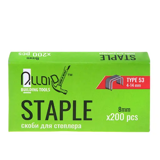 Степлер будівельний Alloid Building Tools для скоб 4-14 мм + 200 скоб 8 мм (SG-41401) - фото 6