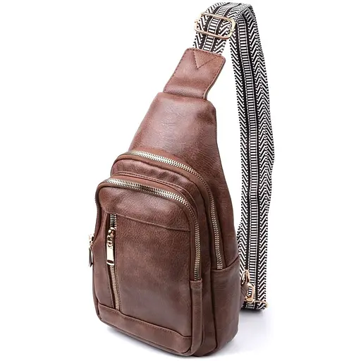 Слинг сумка для женщин Vintage из экокожи 18.5х29х8 см sum0026963 - фото 1