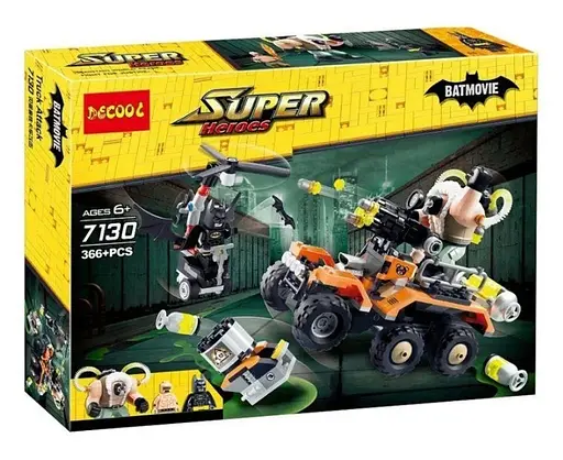 Конструктор Decool 7130 Хімічна атака Бейна - 366 дет. - фото 2