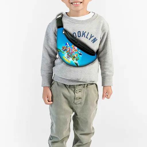 Набір дитячий Щенячий патруль рюкзак 36х27см сумка-бананка, кружка з принтом для хлопчика (01630) - фото 3