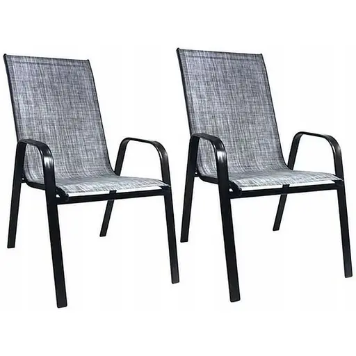 Комплект садових стільців Chomik Garden Line Cortina сірий - фото 7