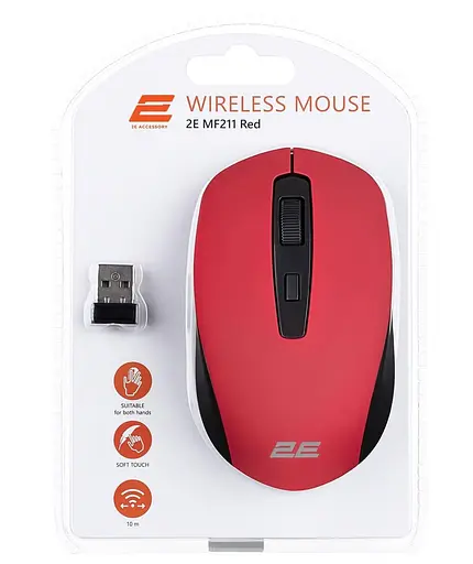 Беспроводная мышь 2E MF211 WL Wireless Red (2E-MF211WR) - фото 5