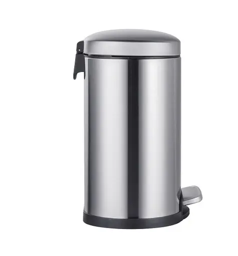 Мусорное ведро Mixxus Premium Topper-TC0205 SS Color с плавным закрытием овальное 5 л нержавейка (MI7059)  - фото 2