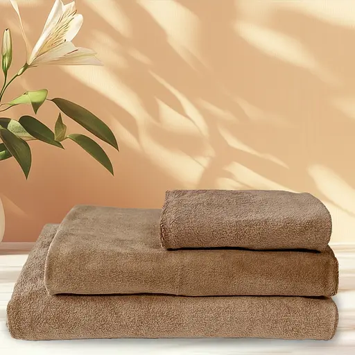 Рушник Versailles мікрофібра 50х90 см капучино (146787) - фото 1