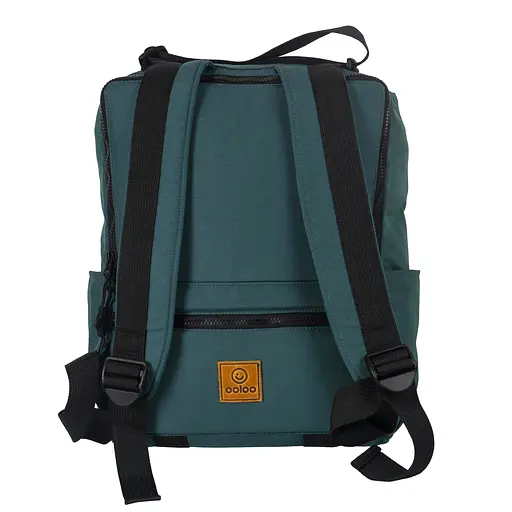 Рюкзак-антикрадій OOLOO Кенгуру mini 40x30x12 см, синьо-зелений 426/806 - фото 5