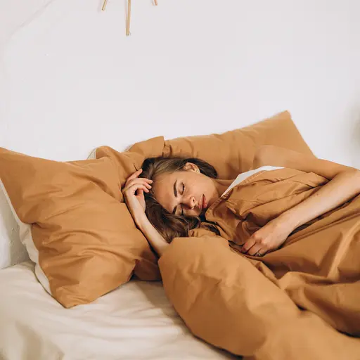 Комплект постельного белья 100% хлопок охра горчица Ohra - двухспальный  - фото 3