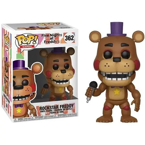 Фігурка Funko Pop Фредді Рок-зірка Rockstar Freddy FFNAF 6 П'ять ночей з Фредді 10см FFNAF RF362 - фото 1