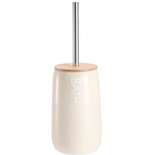 Щітка для унітаза Ardesto Prestigio 12.2 x 35.2 см  з підставкою бежева (ARHB3503EB)