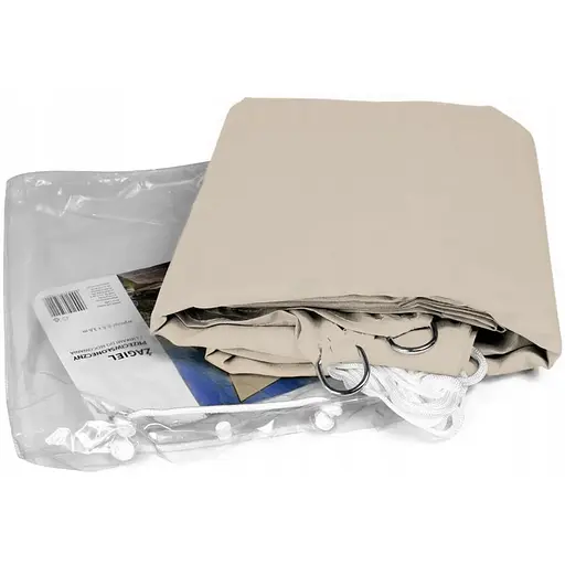 Тент-вітрило Jumi Garden сонцезахисний 3,6 х 3,6 х 3,6 м пісочний - фото 6