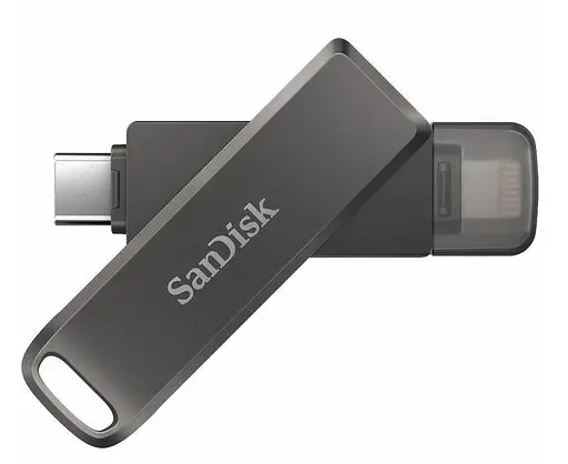 Флешнакопитель для Apple 2-в-1 SanDisk iXpand Luxe 64 Gb Type-C и Lightning коннекторы - фото 7