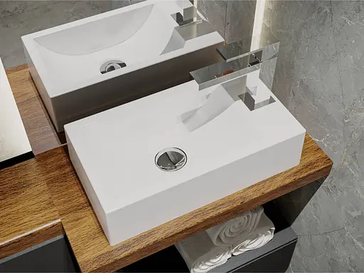 Умивальник Miraggio Faro 0000191, Білий - фото 2